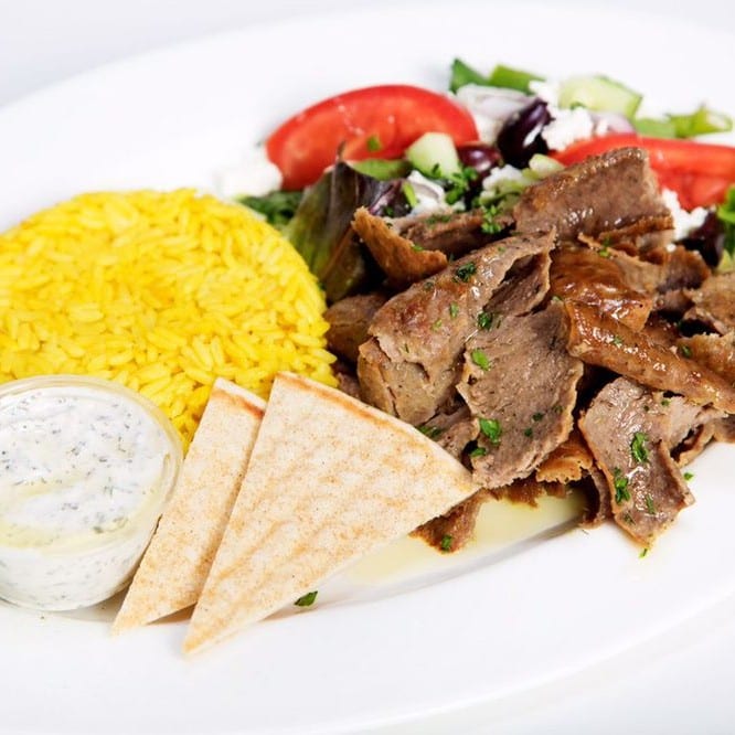 Gyro Entree Plate.