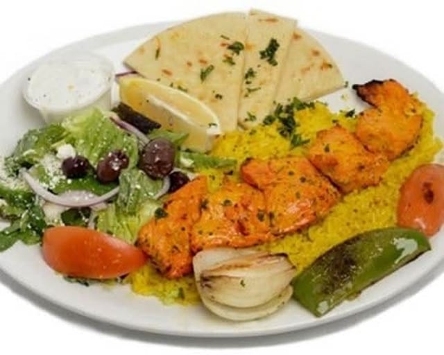Juicy Saffron Chicken Kabob.