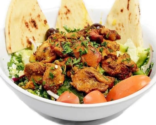 Chicken Shawarma Salad.
